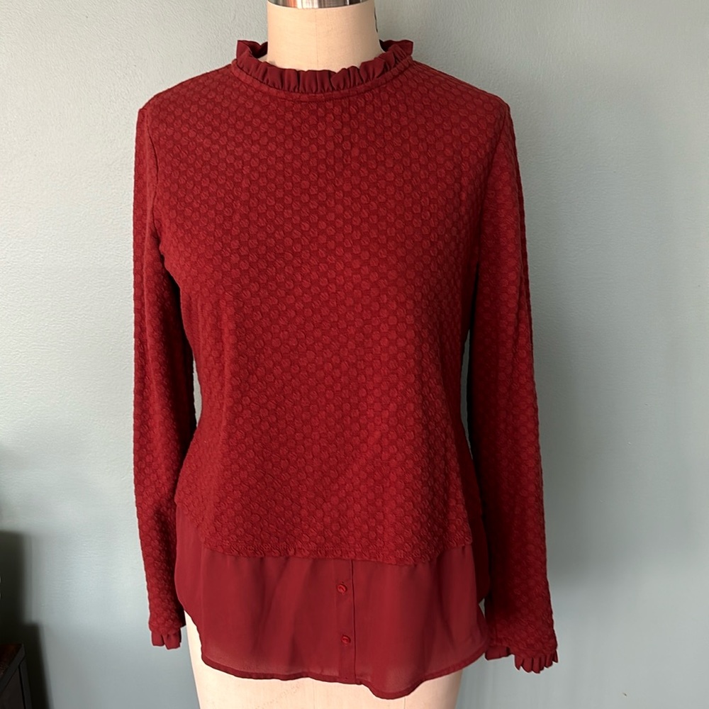 Elle long sleeve blouse